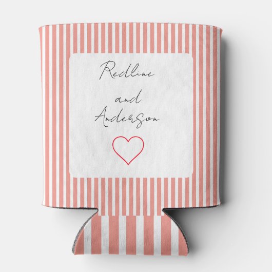 Elegant Tangerine Wedding 缶クーラー (裏面)