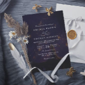 Elegant Tangled Lanterns Modern QR Code Wedding 招待状
