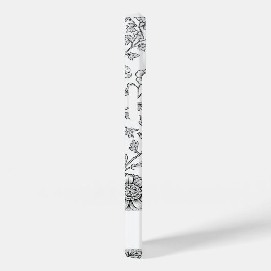 Elegant Tasteful Personalized Floral Drawing Case-Mate iPhoneケース (裏面 / 右)