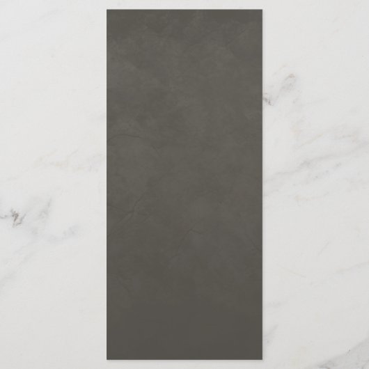 Elegant Taupe Floral Wedding Menu メニュー (裏面)