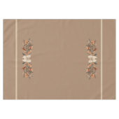 Elegant Taupe “Thanksgiving Leaves” Tablecloth テーブルクロス (正面(横))
