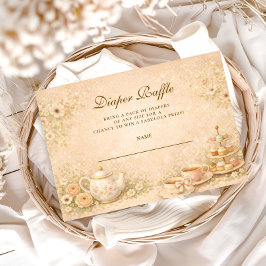 Elegant Tea Garden Diapper Raffle エンクロージャーカード