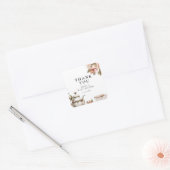 Elegant Tea Party Baby Shower スクエアシール (封筒)