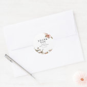 Elegant Tea Party Baby Shower ラウンドシール (封筒)