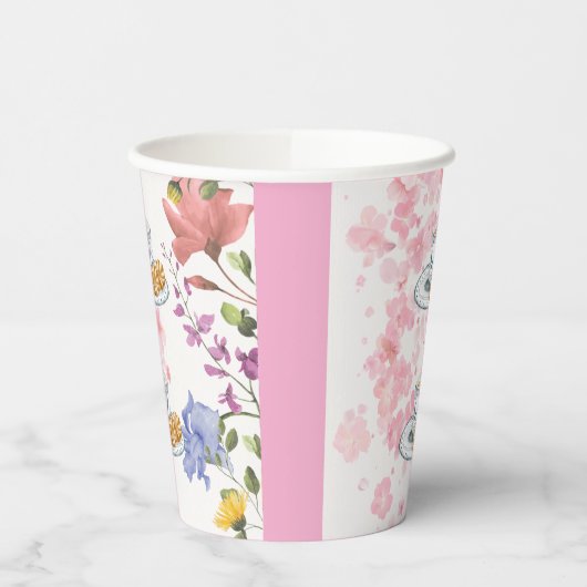 Elegant Tea Party Vibes 紙コップ (左)