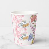 Elegant Tea Party Vibes 紙コップ (正面)