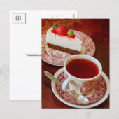 Elegant Tea Time Postcard シーズンポストカード (正面/裏面)