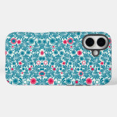 Elegant Teal and Magenta Foliage Pattern Case-Mate iPhoneケース (裏面 (横))