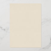 Elegant Teal Geometric Wedding Invitation 箔招待状 (裏面)