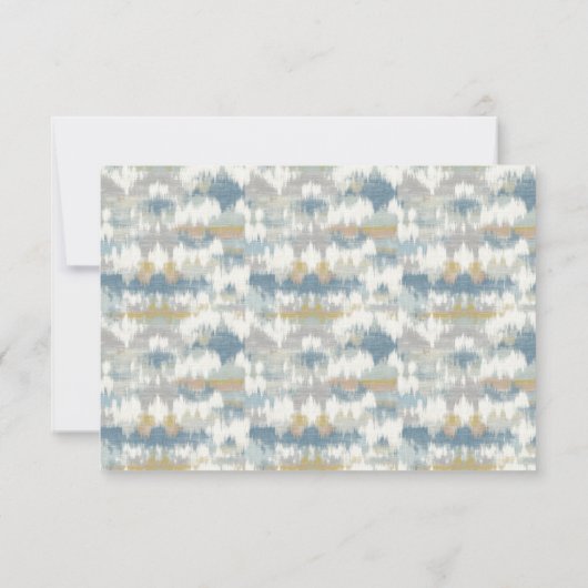 Elegant Teal RSVP Card (裏面)