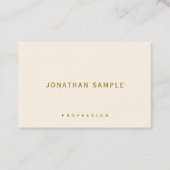Elegant Template Business Cards Gold Text Luxury 名刺 (正面)