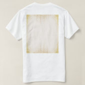 Elegant Terracotta Flower Graphic Tee Tシャツ (デザイン裏面)