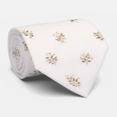 Elegant Terracotta Greenery Botanical ネクタイ (ロール)