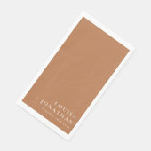 Elegant Terracotta Trendy Minimalist Chic Custom (コーナー)