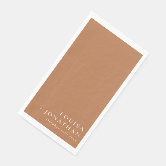 Elegant Terracotta Trendy Minimalist Chic Custom (コーナー)