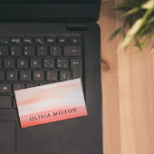 Elegant Texture Pastel Bold Consultant 名刺