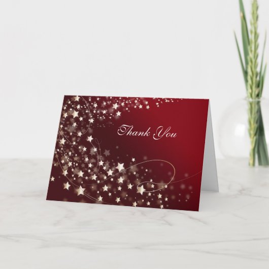 Elegant Thank You Add Your Message Card シーズンカード (正面)
