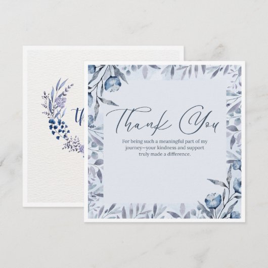 Elegant Thank You Card (正面/裏面)