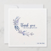 Elegant Thank You Card (裏面)