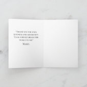 Elegant Thank You Card カード (内部)