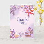 Elegant Thank You Card カード (黄色い花)