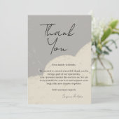 elegant thank you card サンキューカード (スタンド正面)