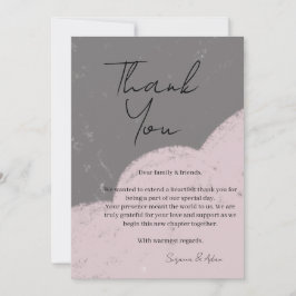 elegant thank you card サンキューカード