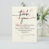 Elegant Thank You Card サンキューカード (スタンド正面)