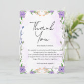 elegant thank you card サンキューカード (スタンド正面)