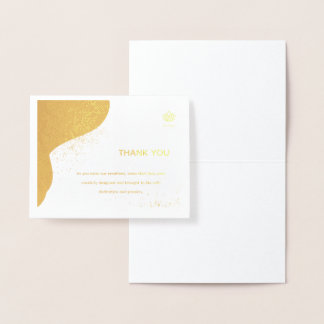 Elegant Thank You Card 箔カード