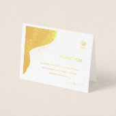 Elegant Thank You Card 箔カード (正面)