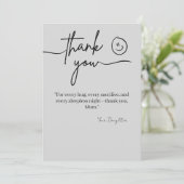 Elegant Thank You Card for Mum サンキューカード (スタンド正面)