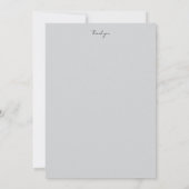 Elegant Thank You Card for Mum サンキューカード (裏面)