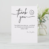 Elegant Thank You Card for Mum サンキューカード (スタンド正面)