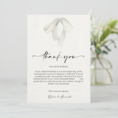 Elegant Thank You Card for New Beginnings シーズンカード (スタンド正面)