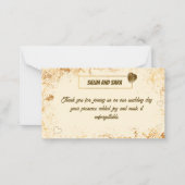 Elegant Thank you Card for Wedding Guests ノートカード (正面)