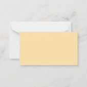 Elegant Thank you Card for Wedding Guests ノートカード (裏面)