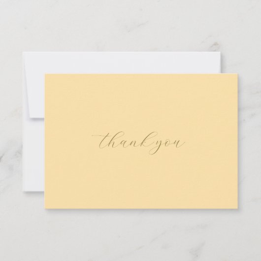 Elegant Thank You Card – Handcrafted Letterpress サンキューカード (正面)