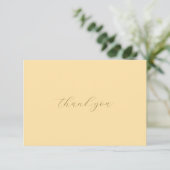 Elegant Thank You Card – Handcrafted Letterpress サンキューカード (スタンド正面)
