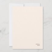 Elegant Thank You Card with Floral Frame サンキューカード (裏面)