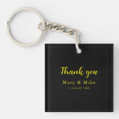 Elegant Thank You Keychain for Any Occasion キーホルダー (正面)