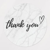 Elegant Thank You Sticker - Small Business Packagi ラベル (デザイン1)