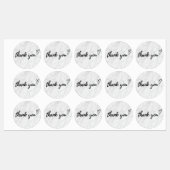 Elegant Thank You Sticker - Small Business Packagi ラベル (シート)