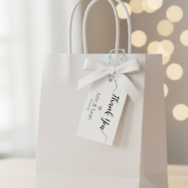 Elegant Thank You Wedding Gift Tag ギフトタグ
