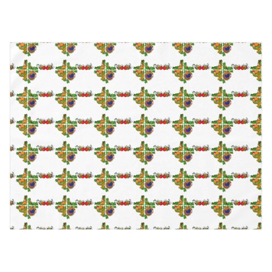 ELEGANT THANKSGIVING tablecloth テーブルクロス (正面(横))