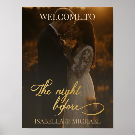 Elegant The Night Before Rehearsal Dinner ポスター (正面)