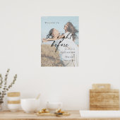 Elegant The Night Before Rehearsal photo welcome ポスター (キッチン)