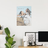 Elegant The Night Before Rehearsal photo welcome ポスター (ホームオフィス)