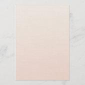 Elegant The Perfect Blend Coffee Bridal Shower 招待状 (裏面)