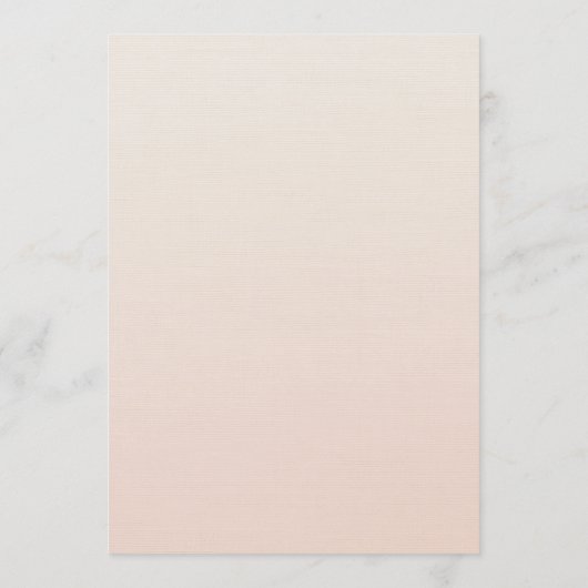 Elegant The Perfect Blend Coffee Bridal Shower 招待状 (裏面)